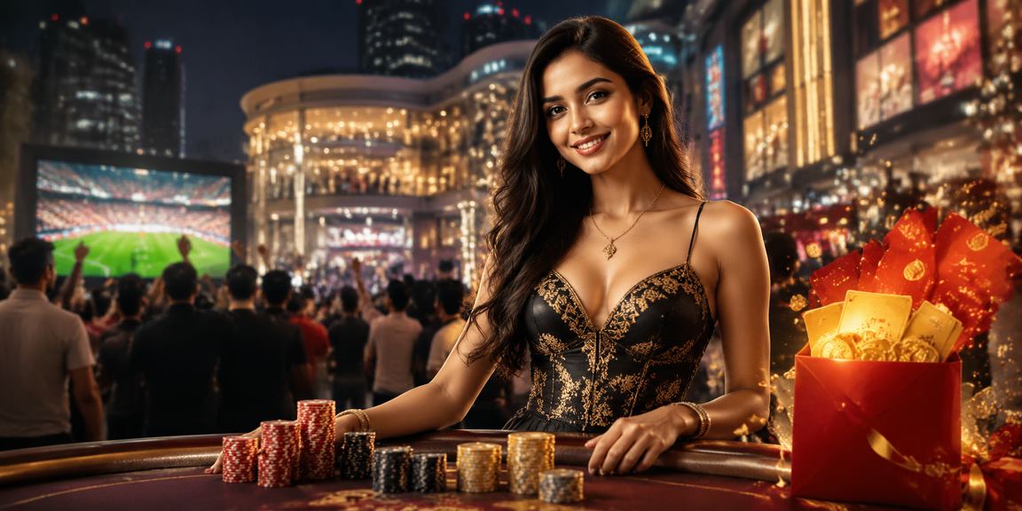 Live casino dealer in action with cards on table
